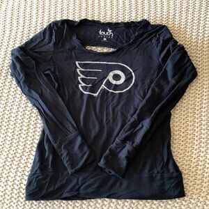 Women’s Philadelphia Flyers Long Sleeve T shirt black, small